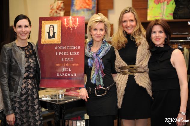 (L-R) Best-selling author Jill Kargman, Mary Haft, Michelle Jaconi, and Stacy Kerr.